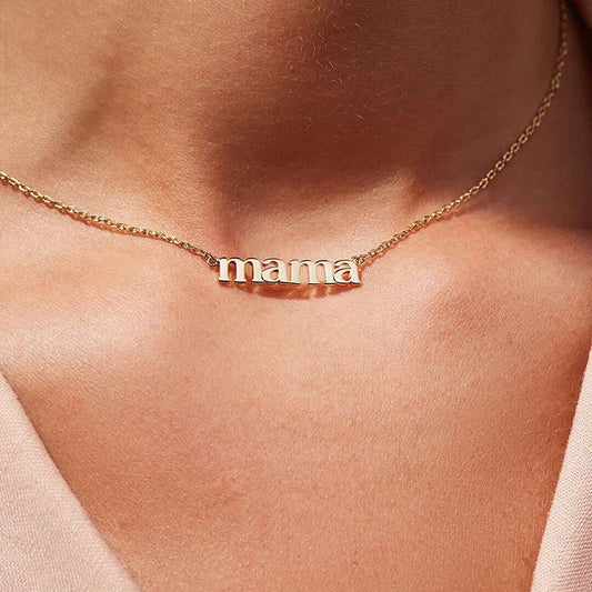 Collar Mamá - Baño de Oro de 18k